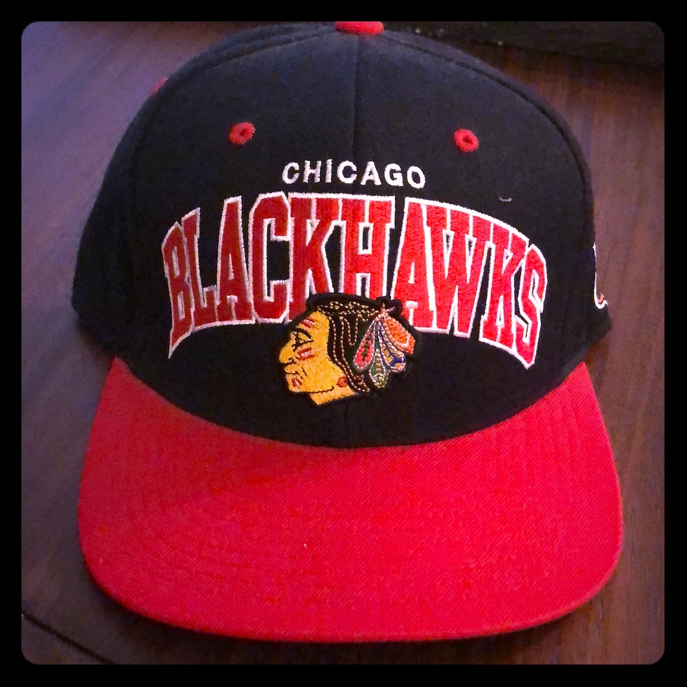 NWOT Mitchell&Ness Vtg Chicago Blackhawks Hat